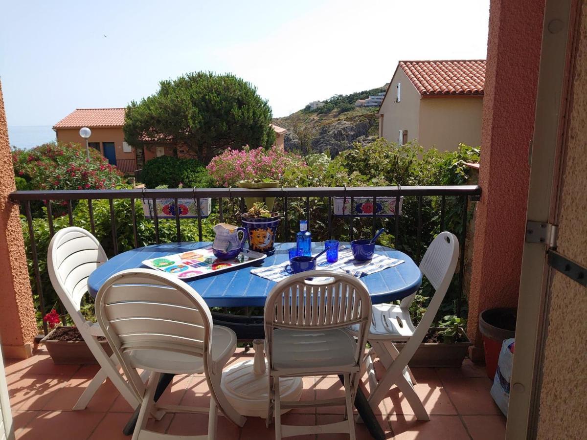 4RB86 Appartement type T2 cabine dans résidence bord de mer à Collioure Esterno foto